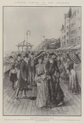 Church Parade in the Colonies